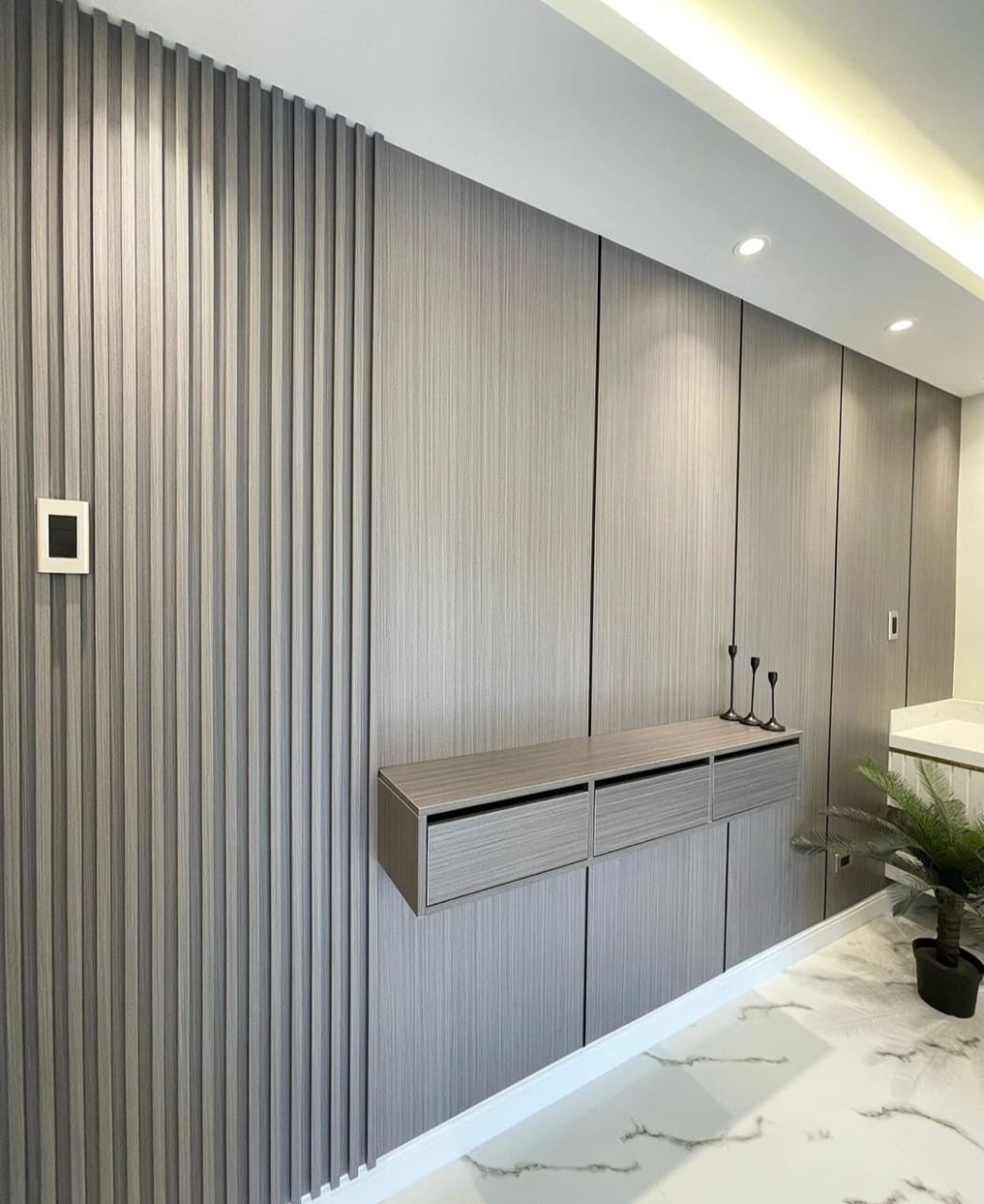 صورة ديكور إضاءة جبسية